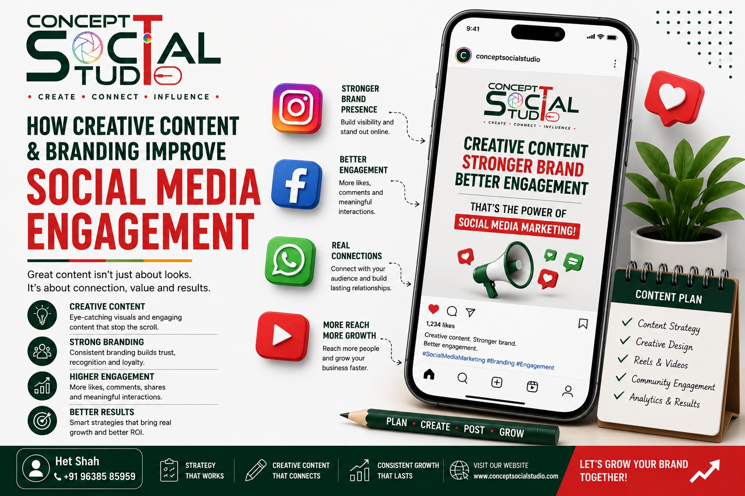 How Creative Content & Branding Improve Social Media Engagement